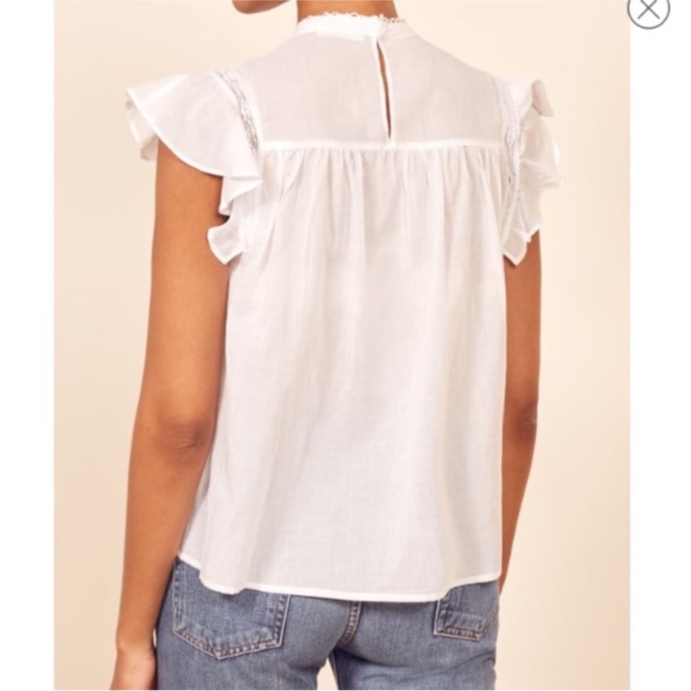 Reformation Dahlia Lace Top - Picture 2 of 7